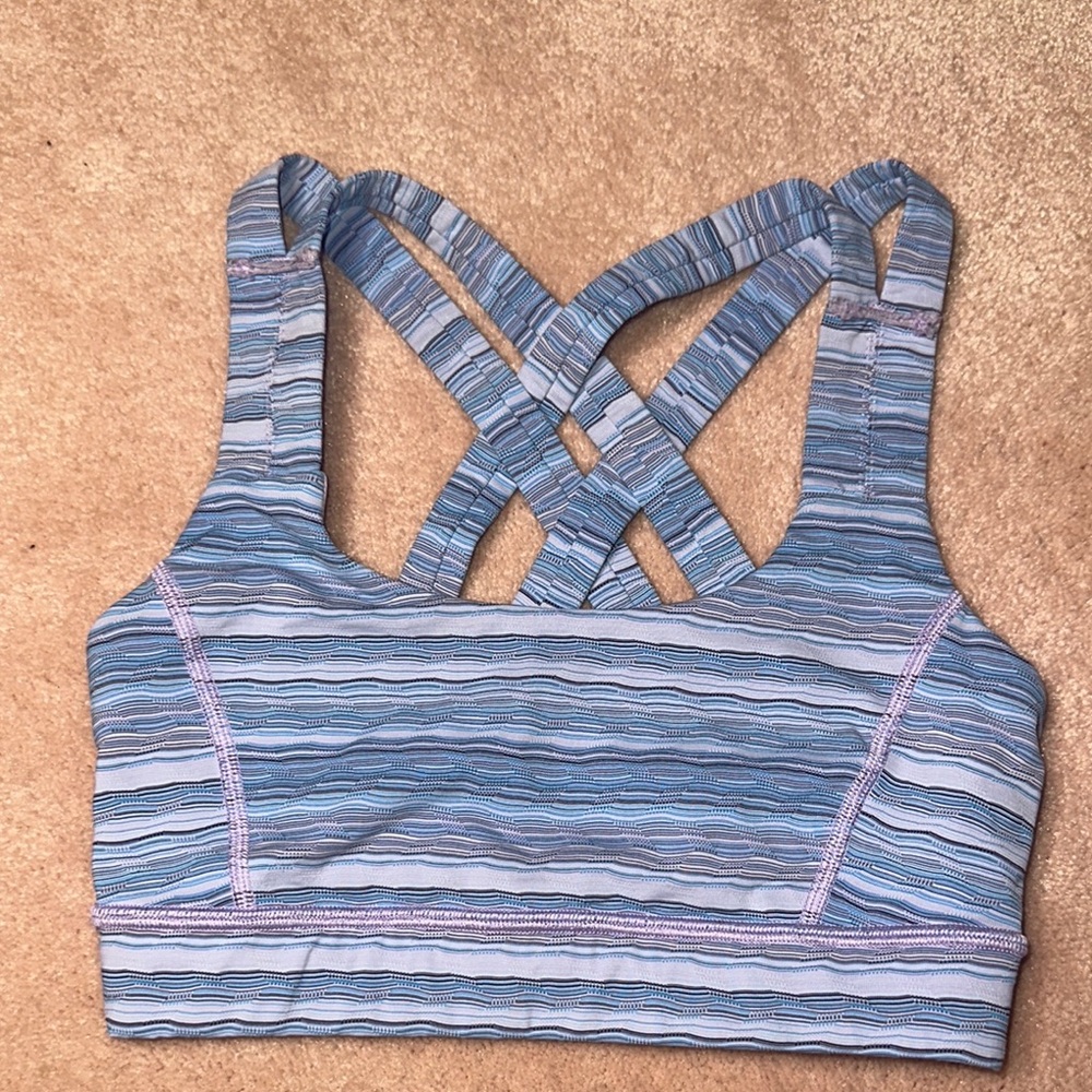 Lululemon Racerback Multicolored Sports Bra